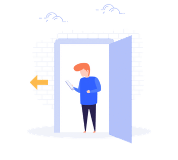 Signed out illustration